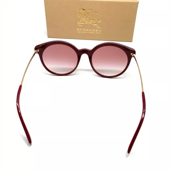 Burberry Women\'s Bordeaux Round Sunglasses!